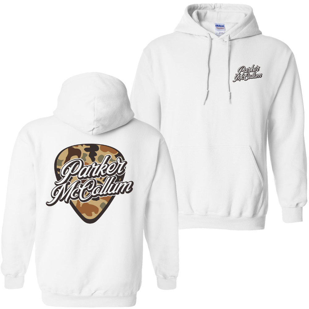 White Camo Pullover Hoodie
