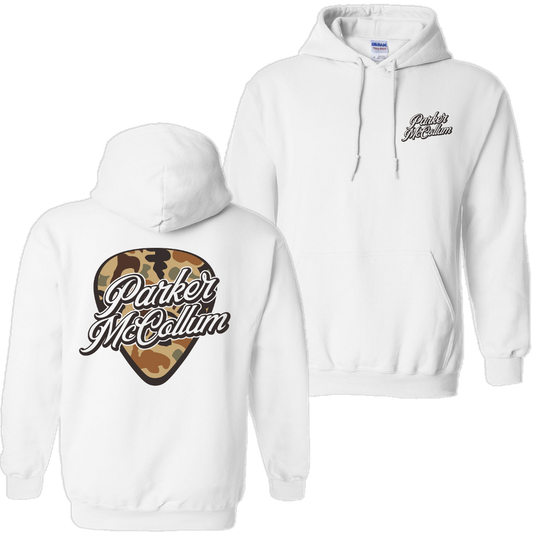 White Camo Pullover Hoodie