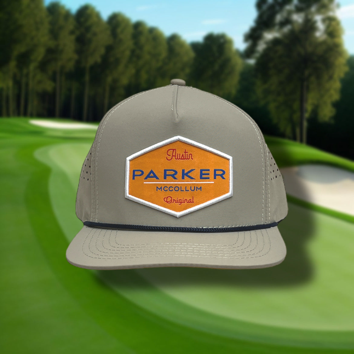 Tan STAUNCH Golf Patch Hat